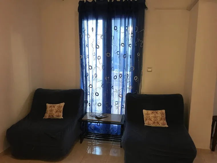 Living room with two armchairs